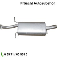 FüR Volvo S40 V40 1.6 1.8 Kombi NachschalldäMpfer Endtopf Abgasanlage Hinten A*