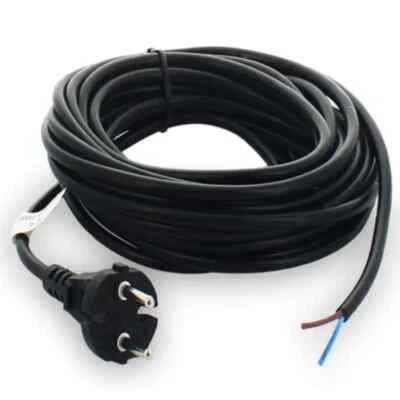 UNIVERSALE Cavo aspirapolvere e altri usi 7 metri sezione 2x0,75 con spina tedesca schuko