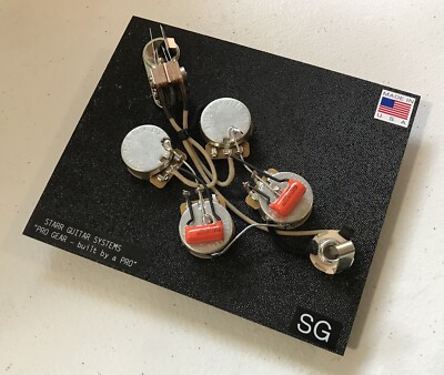 Gibson SG Harness Upgrade! CTS - Switchcraft - Orange Drop - Gavitt. NEW!
