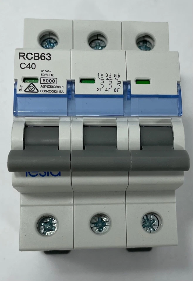 3 Phase Circuit Breaker  / 20A, 25, 32A, 40A, 50A, 63 Amp for Switchboard - image 4 of 4