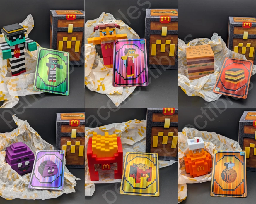 MCDONALD'S McDonalds Minecraft Movie 2025 Happy Meal Spielzeug Figuren Auswahl