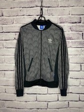 Womens Adidas Firebird Track Top Jacket Big Trefoil Logo