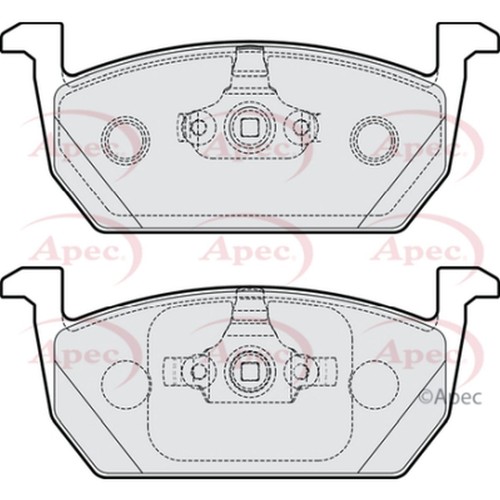 Apec Brake Pads Front R90 2Q0698151B 2Q0698151C 2Q0698151E 2Q0698151G