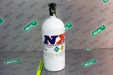 Nitrous Express 10 LB Nitrous Bottle White W/ Lightning 500 Valve NX-11100