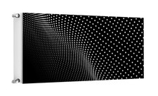 Magnet Heizkörperverkleidung Heizkörperabdeckung Heizung 120x60 cm Schwarz 