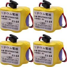 4 new BR-2/3AGCT4A BR2/3AG BR2/3AGCT4A 6V Battery for FANUC A98L-0031-0025