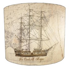 Vintage Nautical Maps Ceiling Lampshade Table Lamp shades Pendant lampshades