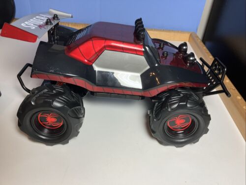 JADA TOYS Marvel Spider-Man Miles Morales RC Buggy 1:14 With Remote Works - Picture 4 of 14