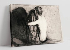 EDVARD MUNCH, CONSOLATION -CANVAS WALL ARTWORK PICTURE PRINT
