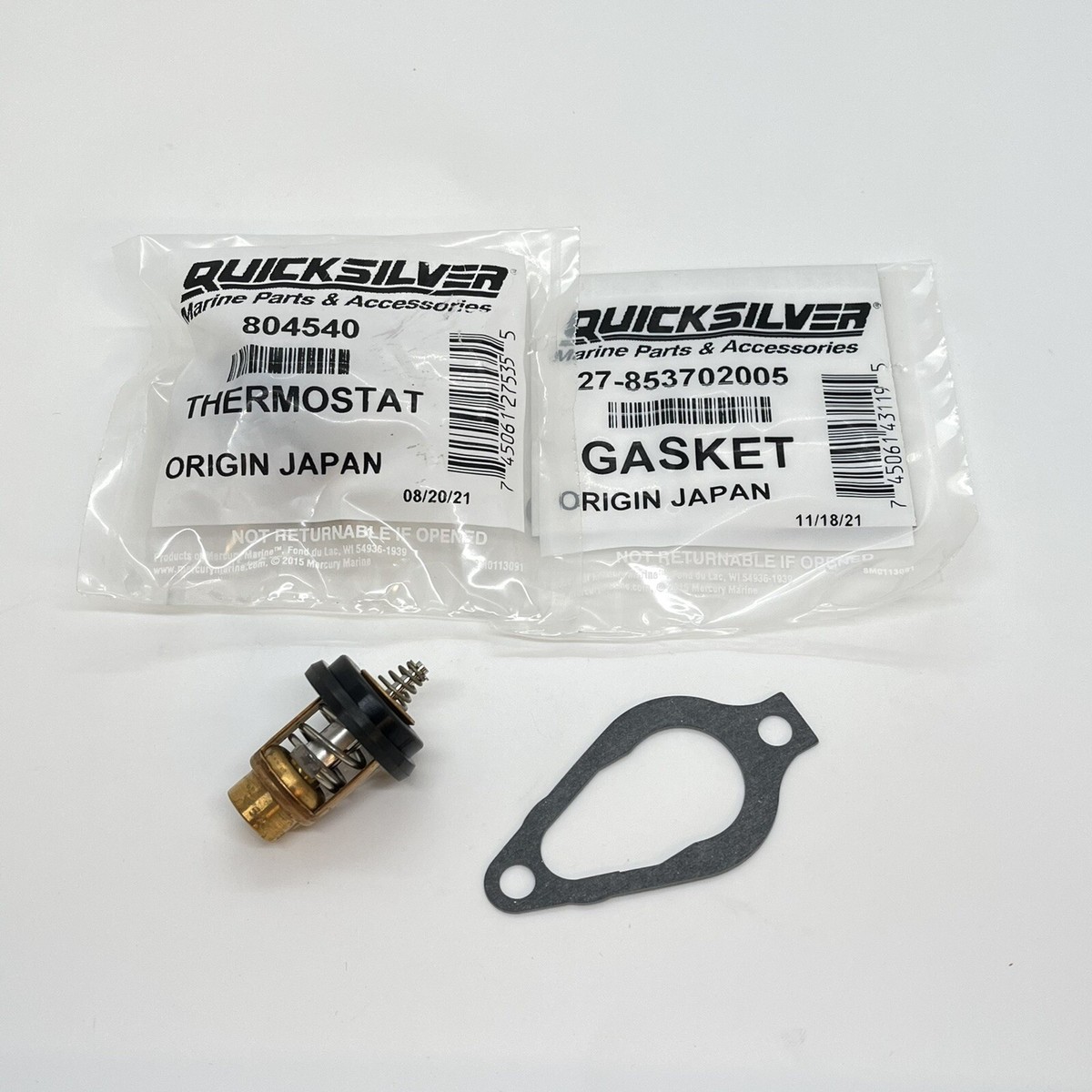 Mercury/Mariner 4/5/6hp 4-Stroke Outboard Thermostat & Gasket