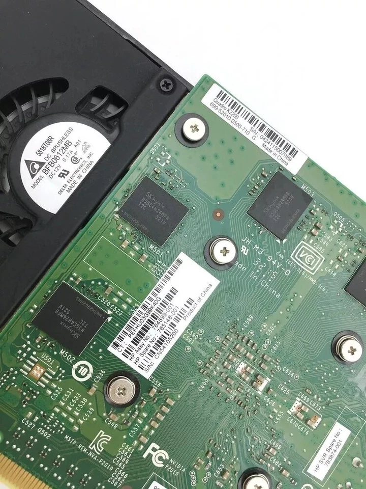 HP Nvidia Quadro K2200 Graphic Card - 4 GB GDDR5 SDRAM - PCI Express 2.0 x16 - Image 4 of 4