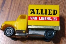VINTAGE ALLIED VAN LINENS INC. TIN LITHO JAPAN JOY TRUCK