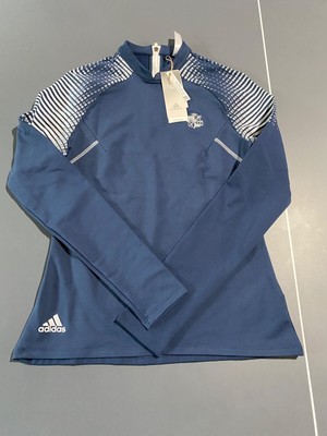 NWT WOMEN'S ADIDAS ZIP BACK PULLOVER, SIZE: XS, COLOR: CREW NAVY (K7.19)