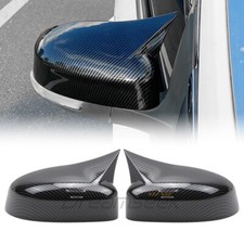 Rearview Side Wing Mirror Cover For Ford Focus Mk3 2012-2018 Carbon Fiber Style