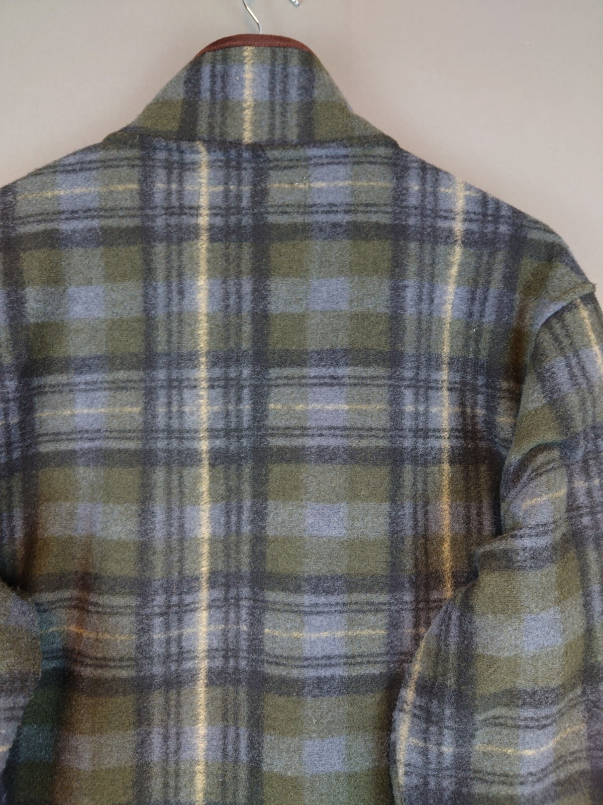 John Wayne 1/4 Snap Button Pullover Plaid Sweater… - image 14