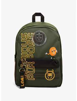 Marvel LOKI Glorious Purpose The Variance Authority school Backpack Bag NWT