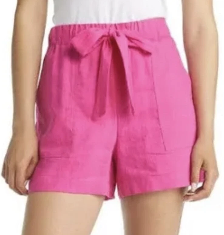 Sanctuary Pink Linen Endless Summer Shorts L6632 Size Medium