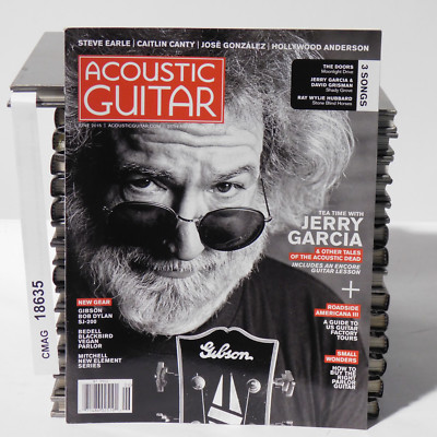 Jerry Garcia Grateful Dead ACOUSTIC GUITAR MAGAZINE June 2015 Steve Earle 