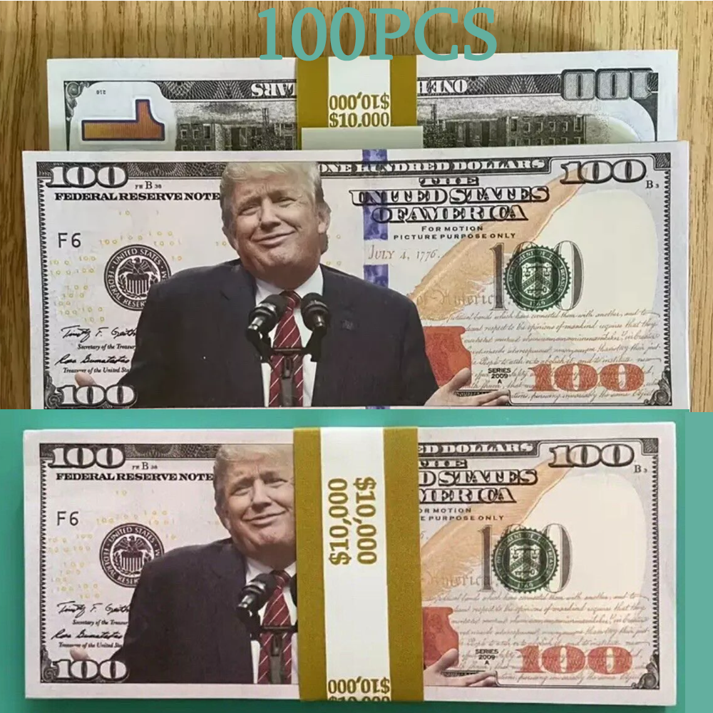 100 pack Donald Trump Dollar Bills MAGA Replica 2A  2024-2025