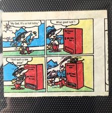 Super RARE Tipi Tip Numberless TipiTip Arabic Chewing Bubble Gum Wrapper