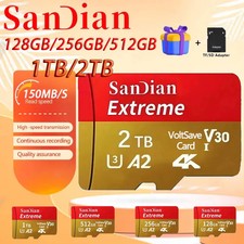 512GB USB Adapter SD Memory Cards 1TB High Speed Micro TF Card Class 10 High Cap