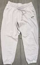 Adidas Originals Women  s Gray Sweatpants Size Large Terry Cotton Activewear