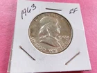 1963 Franklin 90% Silver Half Dollar EF