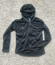 Reebok Womens SM Black Fitted Full-Zip Jacket...
