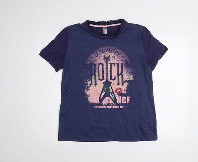 Culito aus Spanien Damen T-Shirt Blau Rock Grafik Gr. M