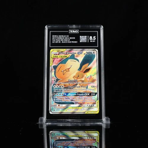 Eevee & Snorlax GX SM169 TAG 8.5