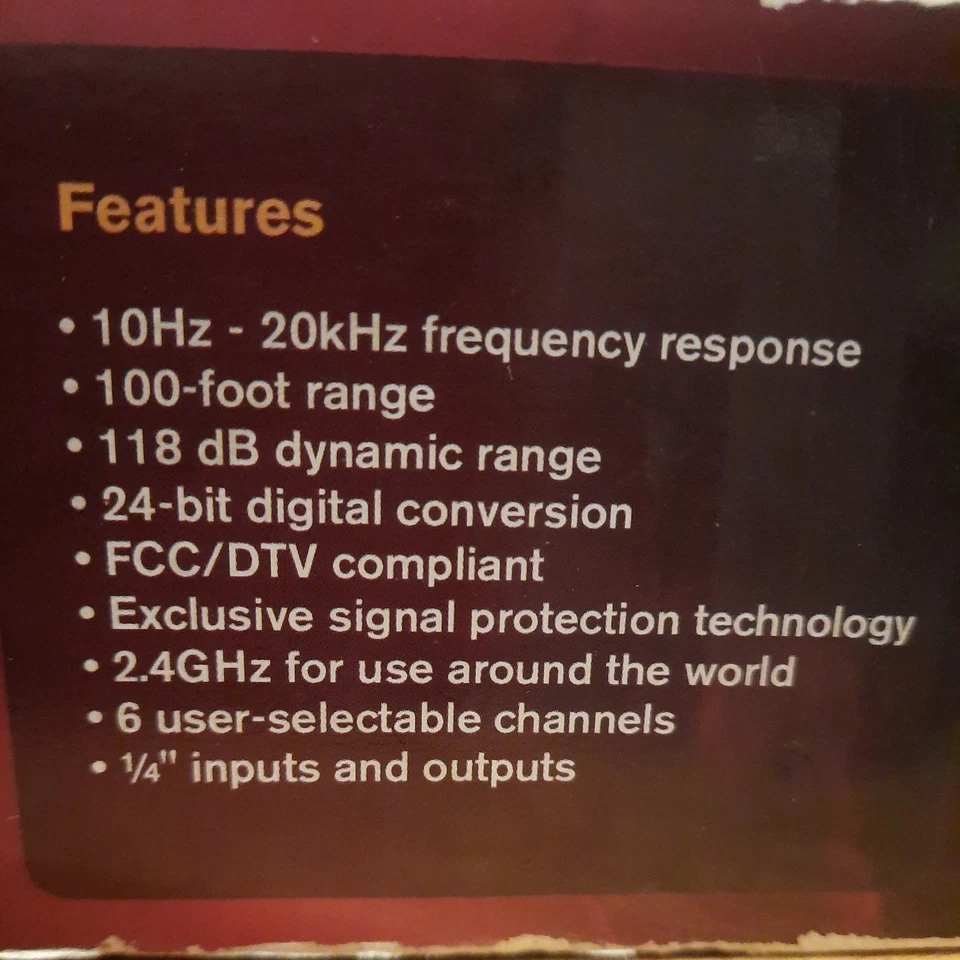 Sistema de guitarra inalámbrico Line 6 Relay G30 RXS06 receptor transmisor Tbp06 Foto 4 de 4
