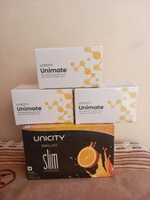 3 X Unimate Yerba Mate Supplement LEMON GINGER & 1 X Unicity BIOS LIFE SLIM+