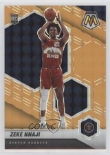 2020-21 Panini Mosaic Rookie Fluorescent Orange Prizm 20/25 Zeke Nnaji #231 0x5w