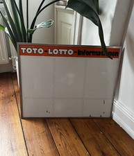 Vintage Toto Lotto Magnettafel Sammlerst&uuml;ck