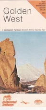 1971 Trailways Bus Lines Golden West Tours Brochure