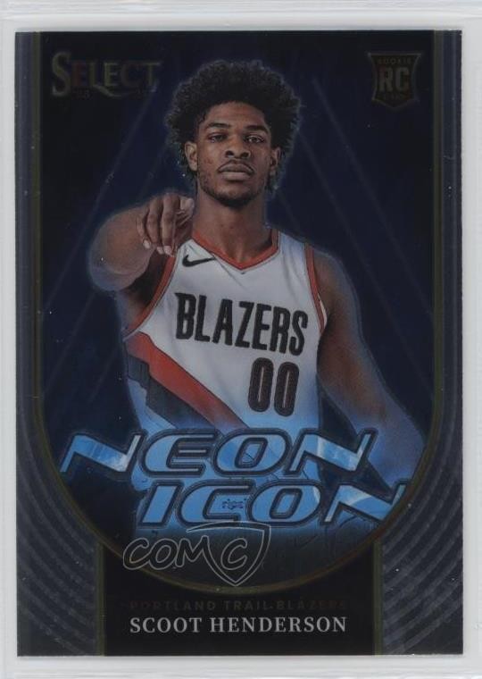 2023-24 Panini Select Neon Icons Scoot Henderson #7 wq8