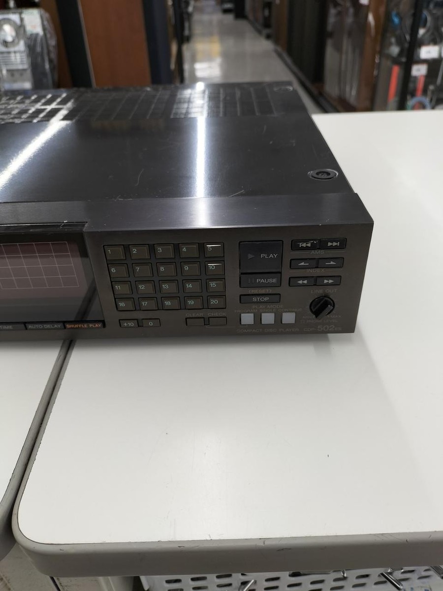 SONY CDP-502ES CD Player Vintage UNIlinear Converter System Used AC100V Only