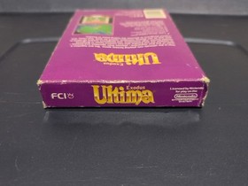 Ultima Exodus Nintendo Nes Complete CIB Good Condition Authentic
