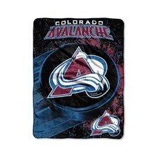 Northwest NHL Unisex-Adult Micro Raschel Throw Blanket Colorado Avalanche