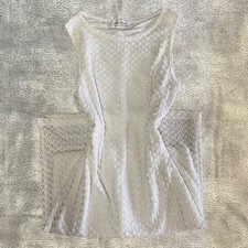 Vintage Giorgio Fiorlini Textured Maxi Sleeveless Dress 