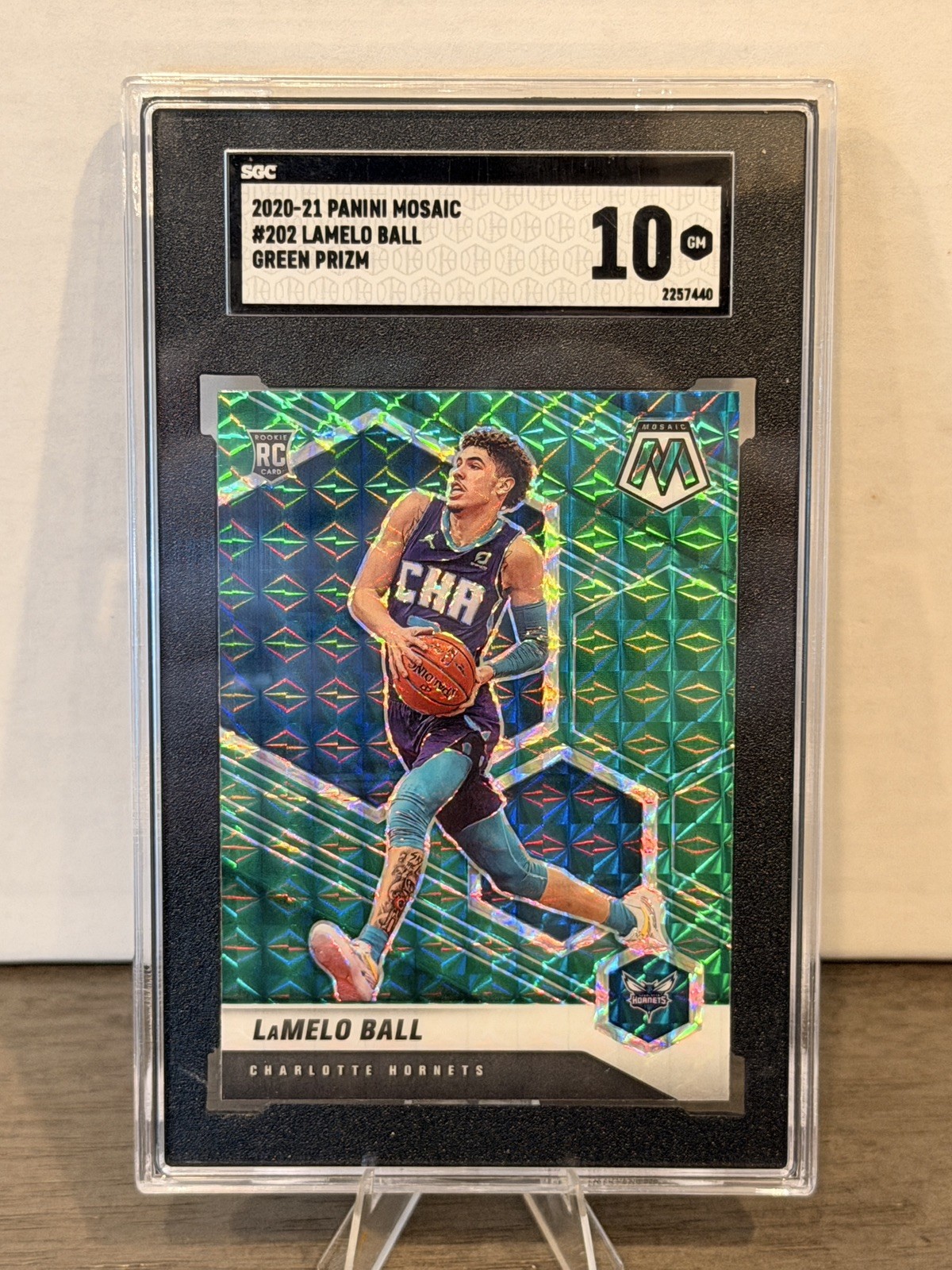 LaMelo Ball 2020 Mosaic #202 Green Price Guide - Sports Card Investor