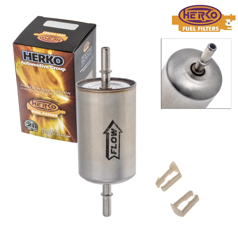 Filtro de combustible Herko FFO06 para Ford Mercury Thunderbird Cougar Escort Tracer 89-03 Foto 2 de 3