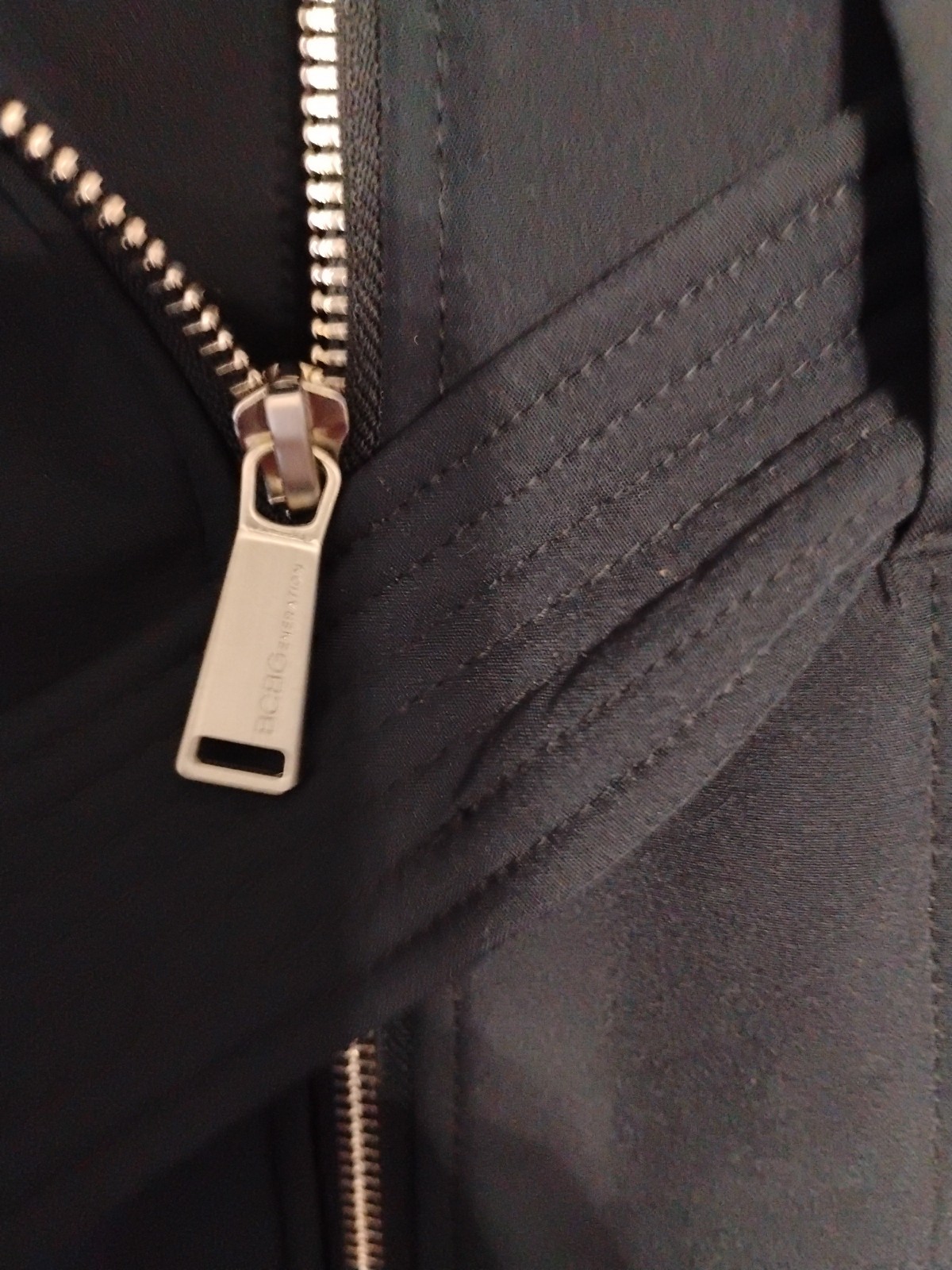 BCBGeneration navy blue Soft Shell Trench Coat Wo… - image 3