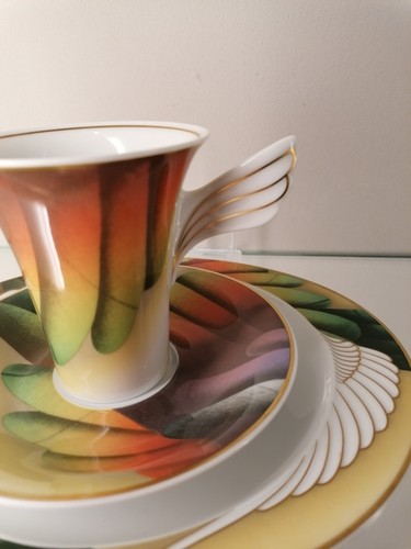 Rosenthal Mythos Dekor Icaria Kaffeetasse Gedeck 3. tlg Tasse Untere Teller 1. W - Bild 5 von 10