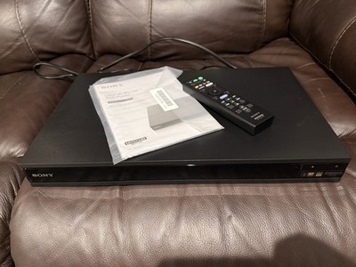 Sony UBP-X800 4K UHD Blu-ray Player, Streamer, Remote, HDMI, Manual- Mint