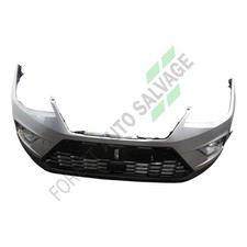 2019 SEAT ARONA FRONT BUMPER LZ7G FLORETT SILVER MET 6F9807221B
