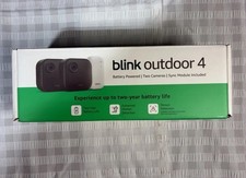 Blink Outdoor 4 Core Wireless Battery Smart Security Two-Camera System, Black