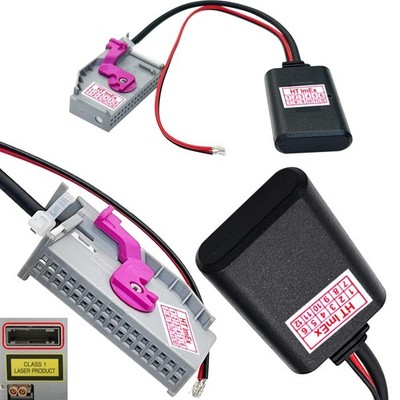Adapter 32Pin Bluetooth Wireless Audio Eingang für Audi RNS-E AUX Stereo R8 A4