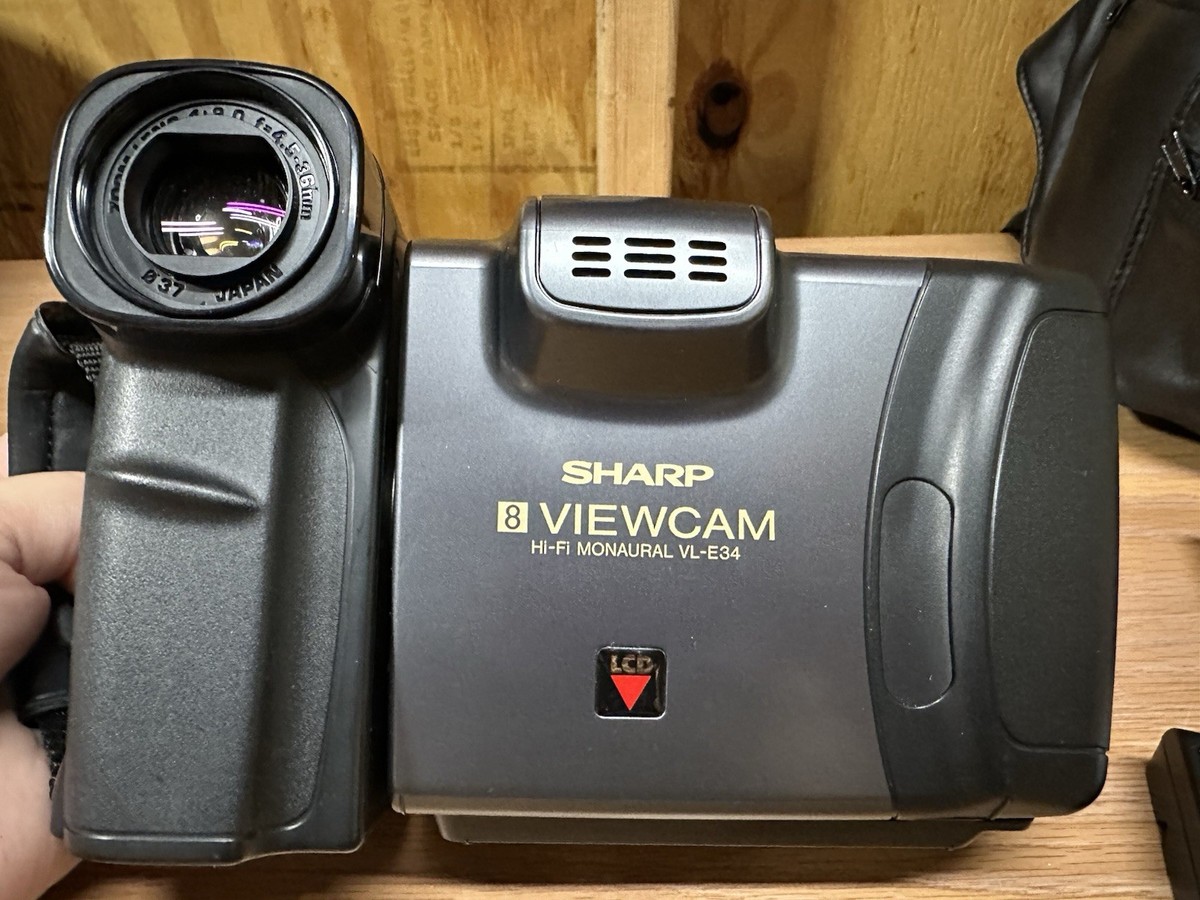 Sharp VL-E34 8 ViewCam Hi-Fi Monaural 8x Power Zoom Camcorder