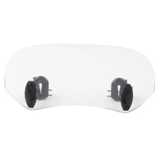 Motor Clear Adjustable Clip-On Windshield Windscreen Extension Spoiler Deflector